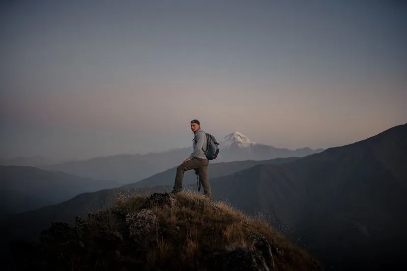 Man on the mountain